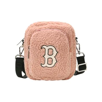 MLB Polyester Shoulder Bag Crossbody Bag Mini Women's Pink