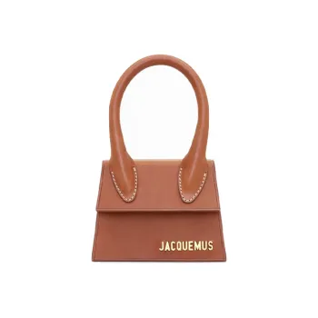 Jacquemus Le Chiquito Leather Crossbody Handbag Mini Women's Brown