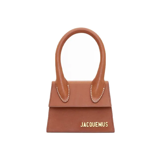 Jacquemus Le Chiquito Leather Crossbody Handbag Mini Women's Brown-0