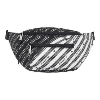 GIVENCHY Polyester Fanny Pack Regular Men's Black White