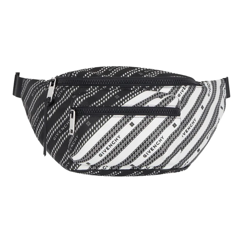 GIVENCHY Polyester Fanny Pack Regular Men's Black White-0