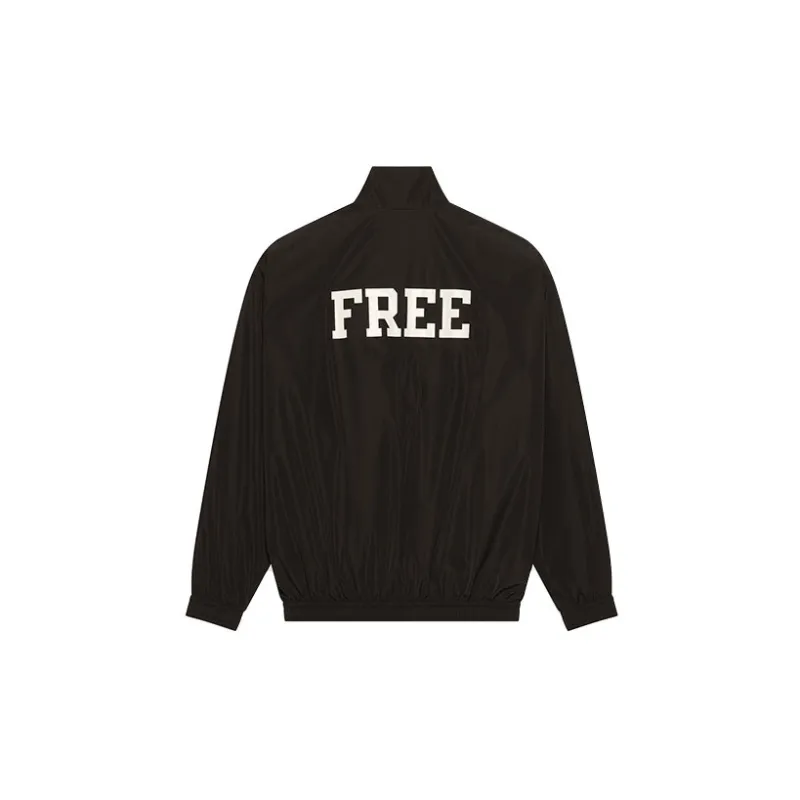 Balenciaga Jackets Coats Regular Fit Unisex Black-0