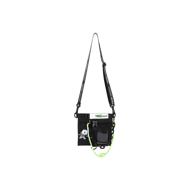 GENANX Polyamide Crossbody Bag Regular Unisex Black/Gray/White-1