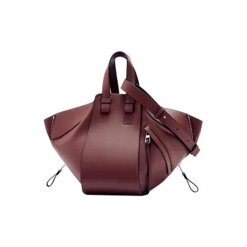 LOEWE Hammock Classic Calfskin Shoulder Bag Crossbody Bag Handbag Women's Margaux Red