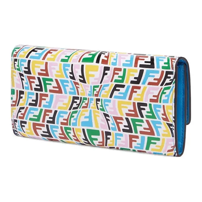 FENDI Baguette Calfskin Baguette Bag Wallet Women's Multicolor-1