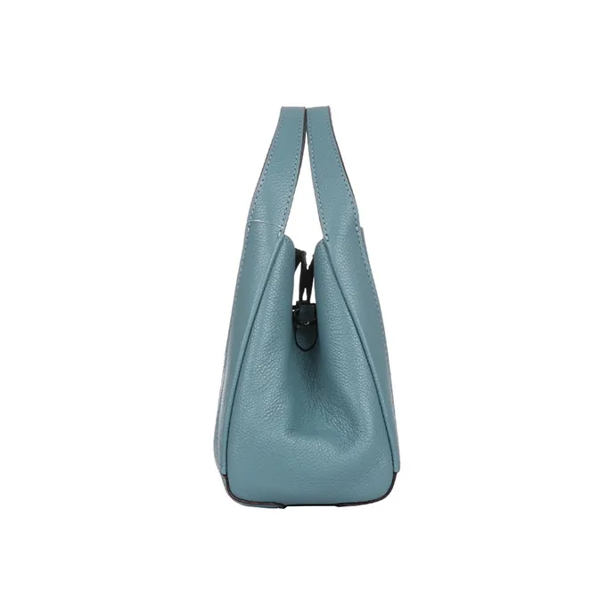 COACH Hadley Leather Hobo Bag Shoulder Bag Handbag Shoulder Bag Small Size Women's Blue-3