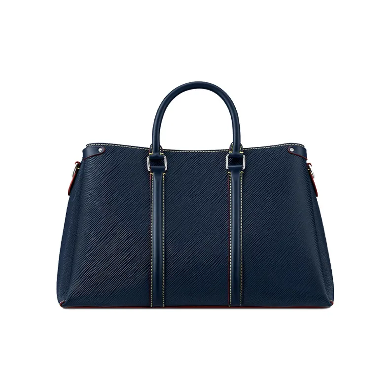 LOUIS VUITTON Soufflot Epi Leather One Shoulder Handbags Medium Size Women's Bright Blue-2