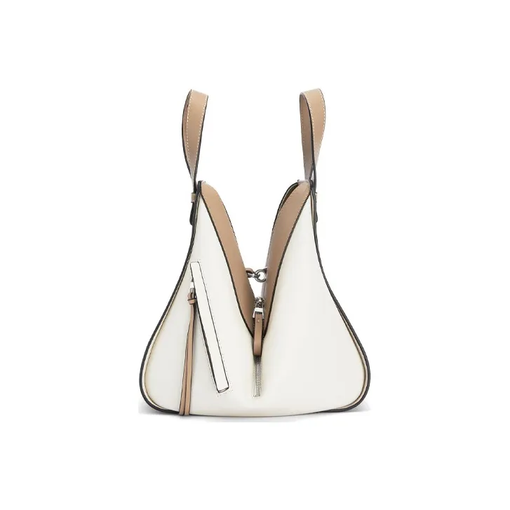 LOEWE Hammock Classic Calfskin Hammock Bag Handbag Shoulder Bag Crossbody Bag Small Size Women's Green/Sand-2