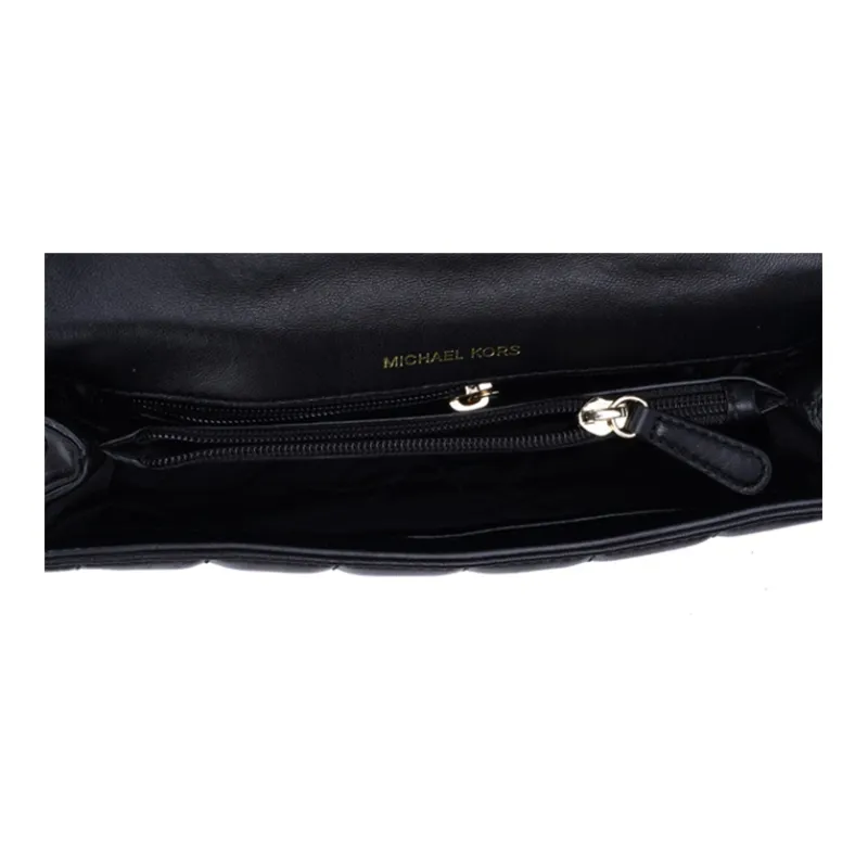 MICHAEL KORS Sheepskin Shoulder Bag Large Size Women's Black-3