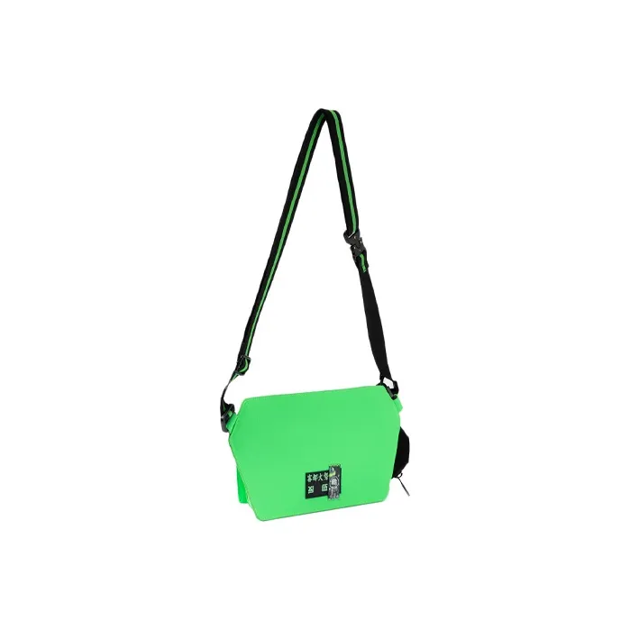 LiNing Badfive PU Shoulder Bag Crossbody Bag Unisex Neon Green-2