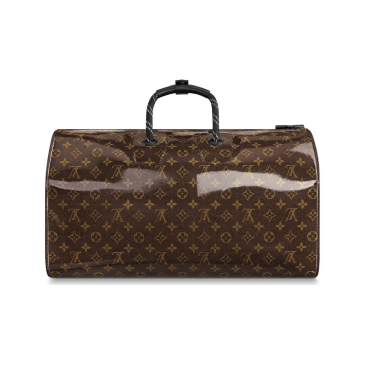 LOUIS VUITTON Keepall Bandouliere Monogram Glaze 50 Brown-3