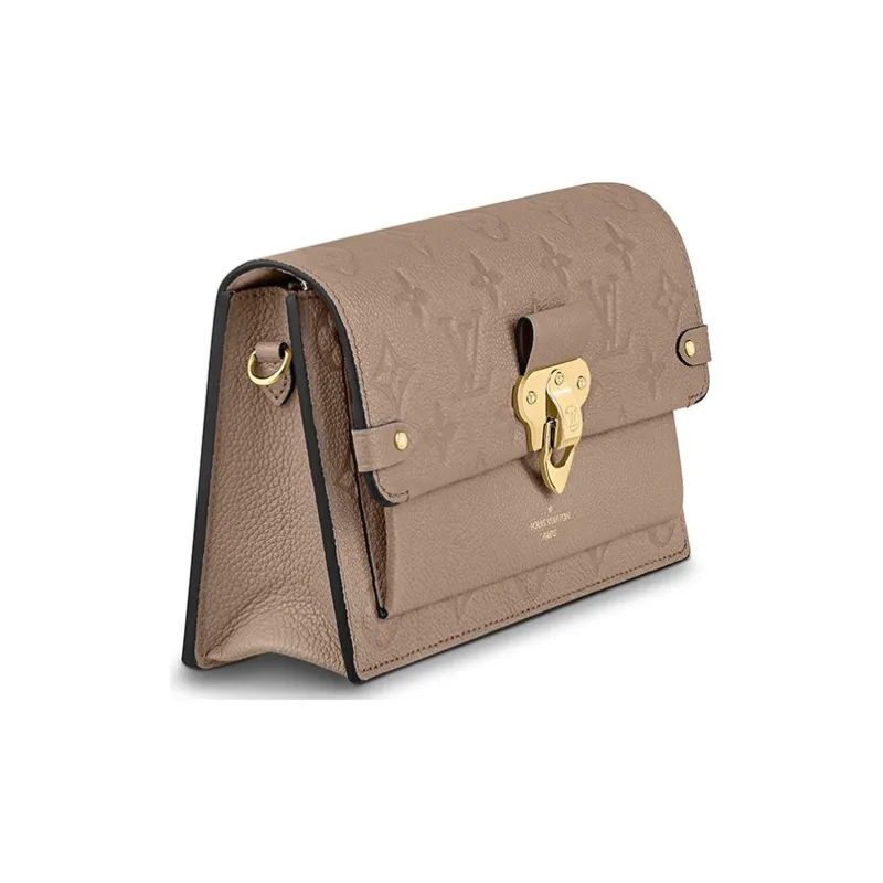 LOUIS VUITTON Vavin Cow Leather Weiwei An Crossbody Bag Regular Women's Milk Tea-1