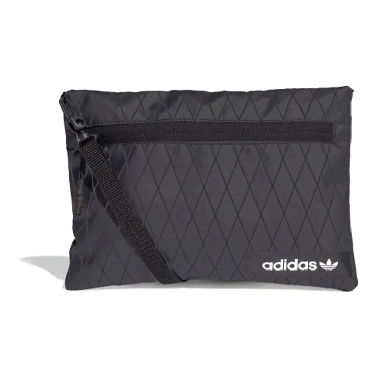 Adidas Originals Nylon With Polyester Sports Bag Shoulder Bag Unisex Black-0