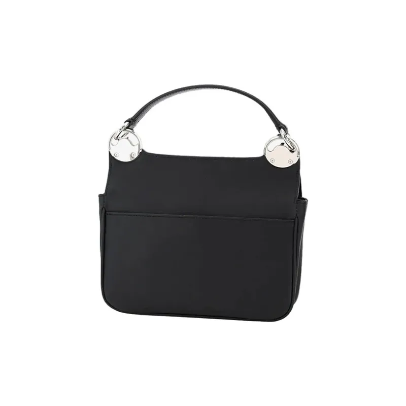 KENZO Leather Shoulder Bag Small Size Women's Blue & Black-2