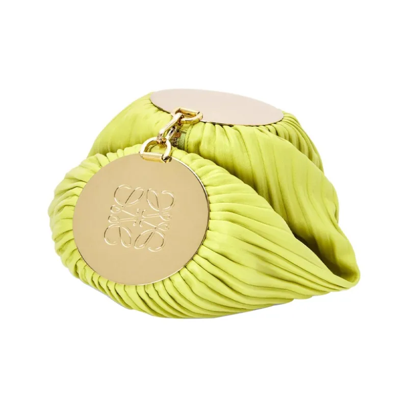 LOEWE Sheepskin Shoulder Bag Wrist Bag Shoulder Bag Women's Lemon-2