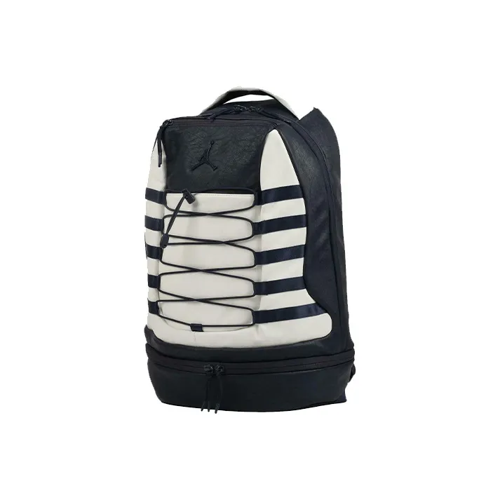 Jordan Artificial Leather Basketball Bag Backpack Tubas Unisex Obsidian/White Marine Blue-1