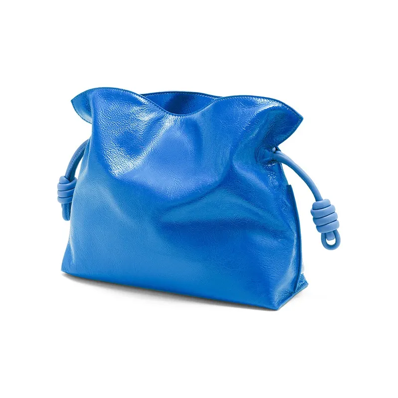 LOEWE Flamenco Leather Handheld Shoulder Bag Crossbody Bag Medium Size Women's Royal Blue-1