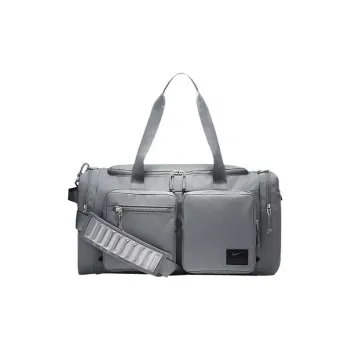 Nike Fabric Travel Bags Gym Bags Unisex Silver Gray