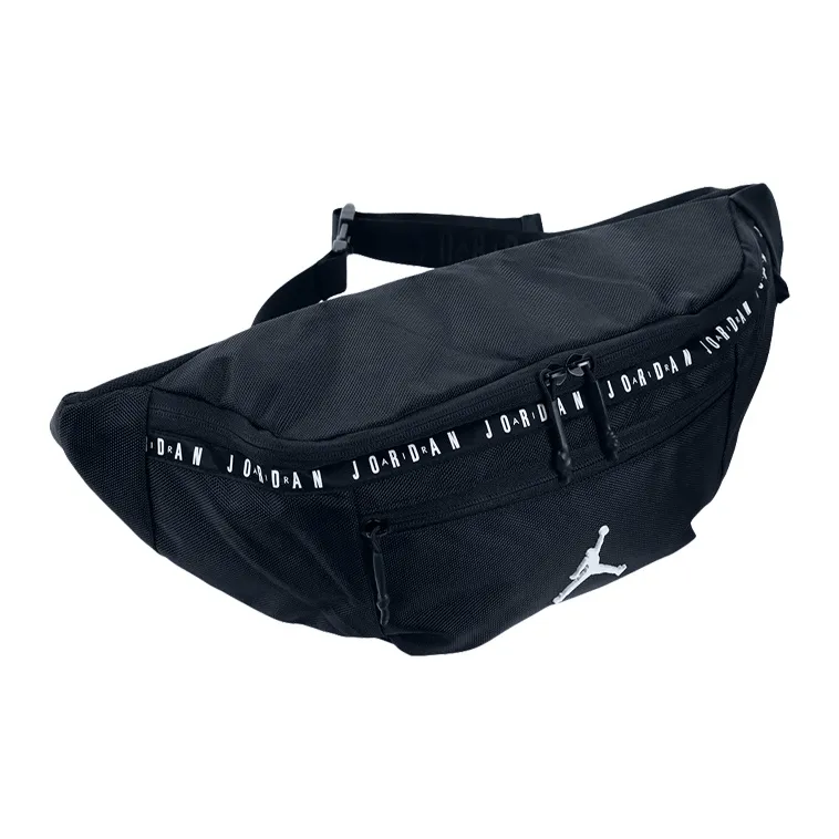 Jordan Polyester Crossbody Bag Sling Bag Fanny Pack Regular Unisex Black-1