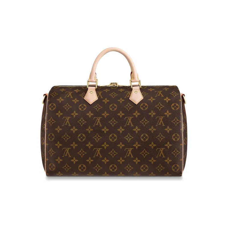 LOUIS VUITTON Speedy Bandouliere Monogram 35 Brown-1
