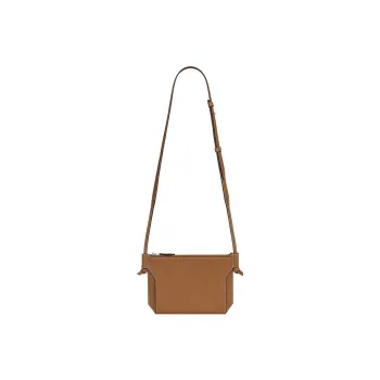 HERMES Ultrapla Evercolor Calfskin One Shoulder Handbag Crossbody Bag Men's 37 Gold Gold Brown
