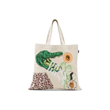 Vans Canvas Handbag Tote Bag Shopping Bag Canvas Bag Shoulder Bag Unisex White