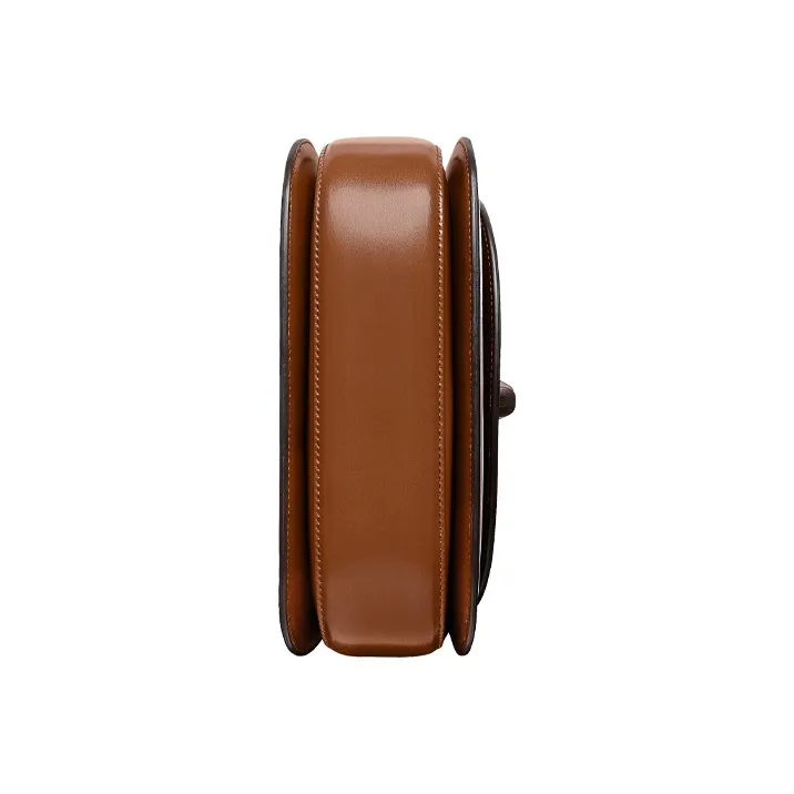GUCCI Leather Shoulder Bag, Crossbody Bag, Handbag Trumpets Women's Brown-6