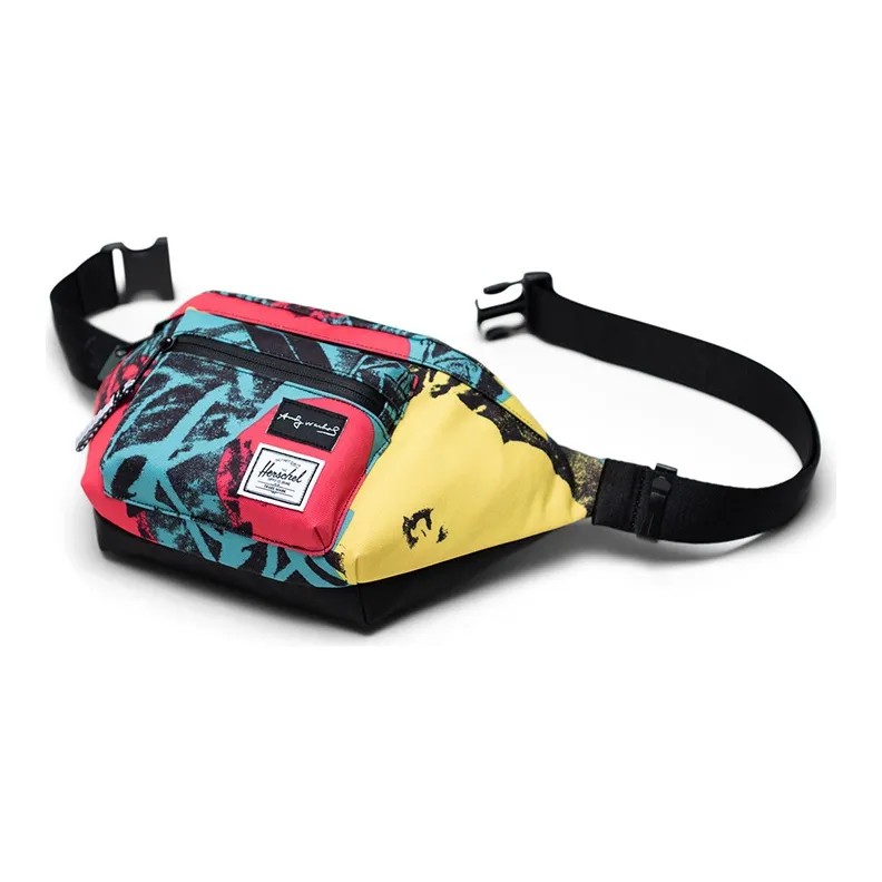 Herschel Andy Warhol Collaboration Polyester Crossbody Bag Cell Phone Pouch Fanny Pack Small Size Unisex Multicolor-2