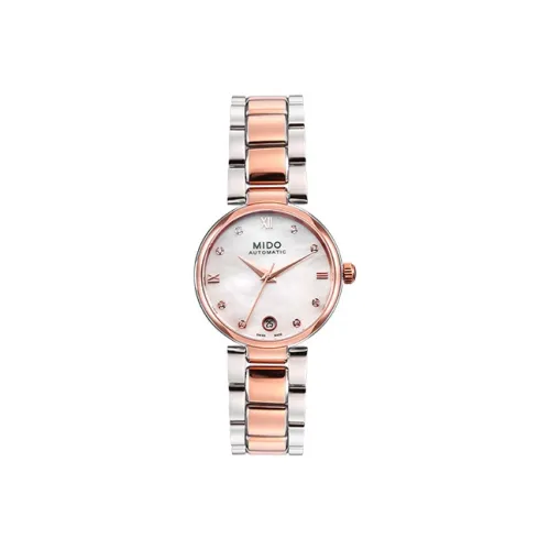 MIDO Wmns Baroncelli Series Automatic Mechanical Watch M022.207.22.116.10 Rose-Gold