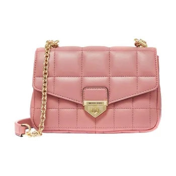 MICHAEL KORS Soho Leather Shoulder Bag Crossbody Bag Women's Rose Pink