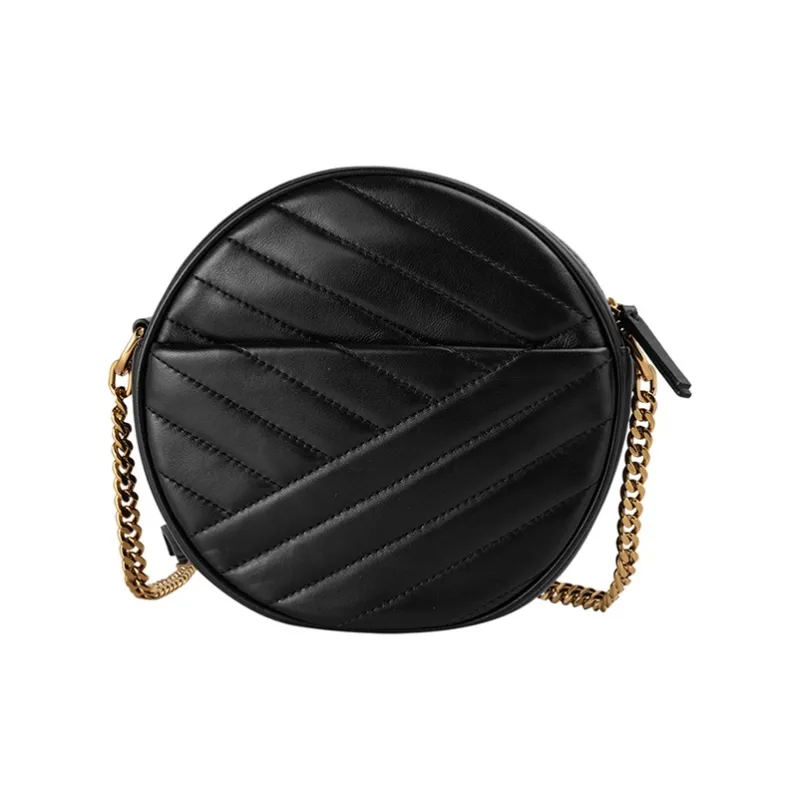 TORY BURCH Kira Leather Crossbody Bags Trumpets Women's Black-2