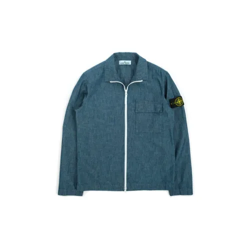 STONE ISLAND Jackets Men Blue