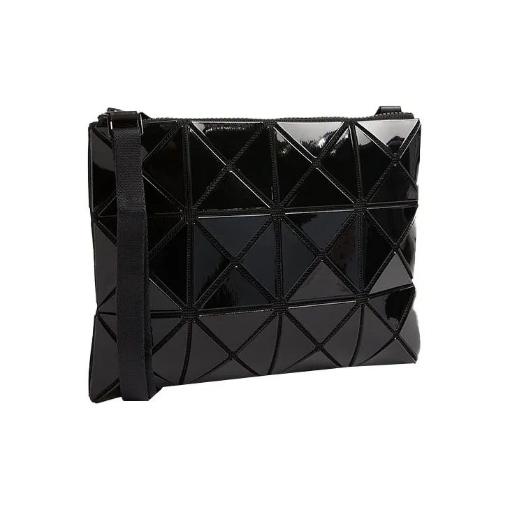 ISSEY MIYAKE Lucent One Tone PVC Shoulder Bag, Crossbody Bag, Handbag Small Size Women's Black-2
