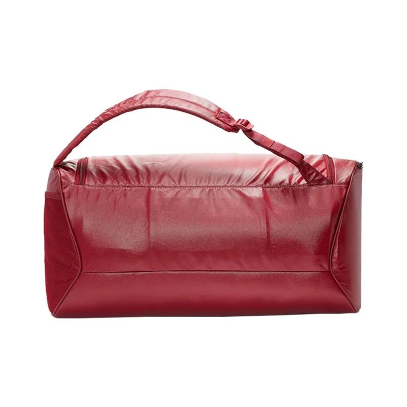 Nike Matte Leather Travel Bag Handbag Crossbody Bag Gym Bag Unisex Red-2