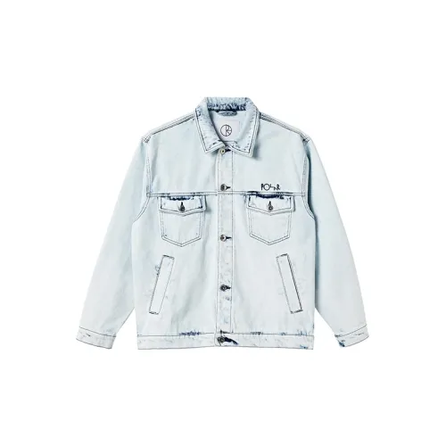 POLAR SKATE CO Loose Fit Jacket Unisex Light Blue