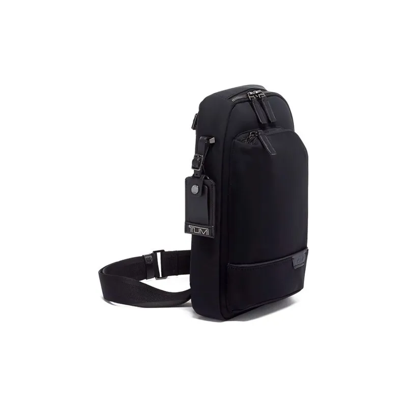 TUMI Nylon Fabric One Shoulder Sling Bag Men's Black-1