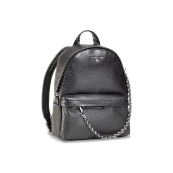 MICHAEL KORS Slater Leather Backpacks Backpack Regular Women's Black