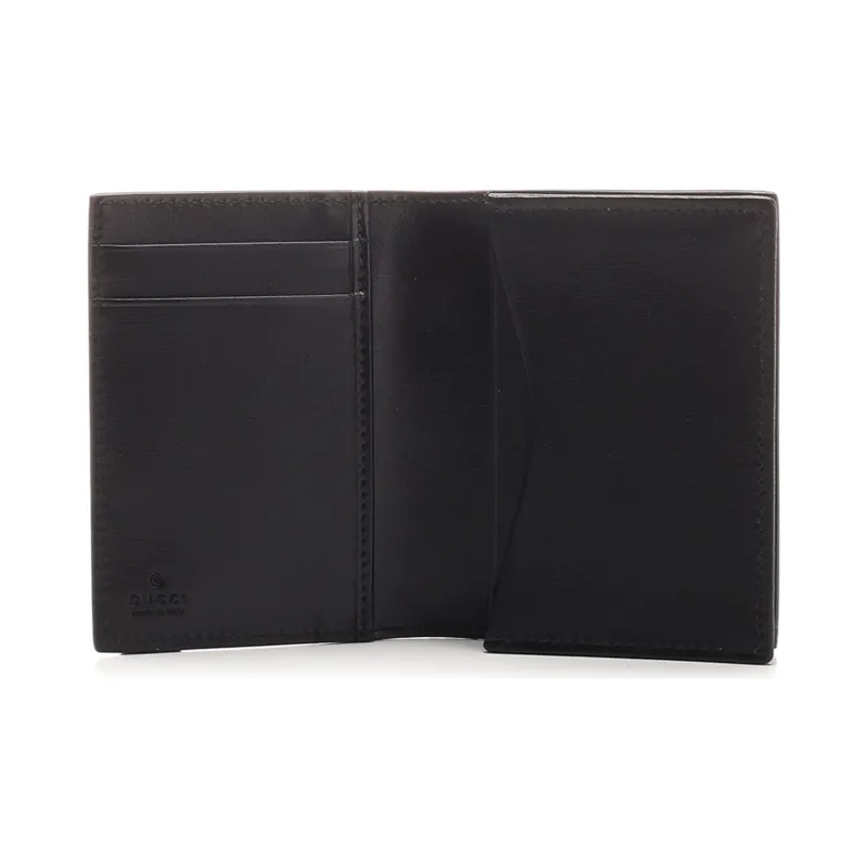 GUCCI Marmont Leather Card Holder Card Holder Men's Black-3