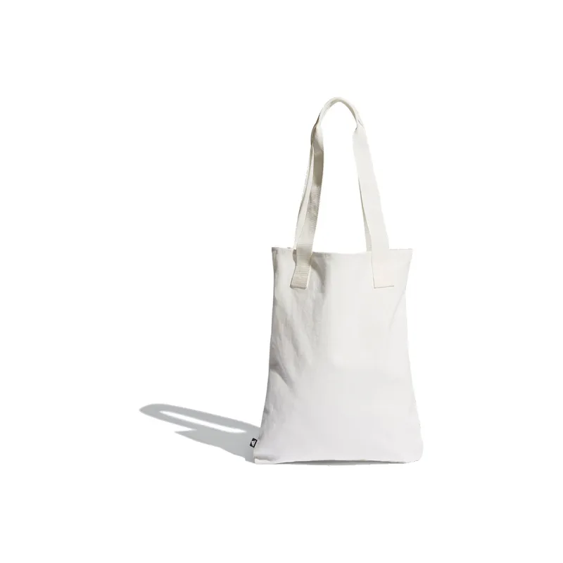 Adidas Cotton Tote Bag Shopping Bag Shoulder Bags Regular Unisex White-4