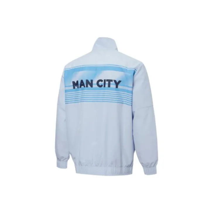 PUMA MCFC PM Jacket Men's Light Blue-1