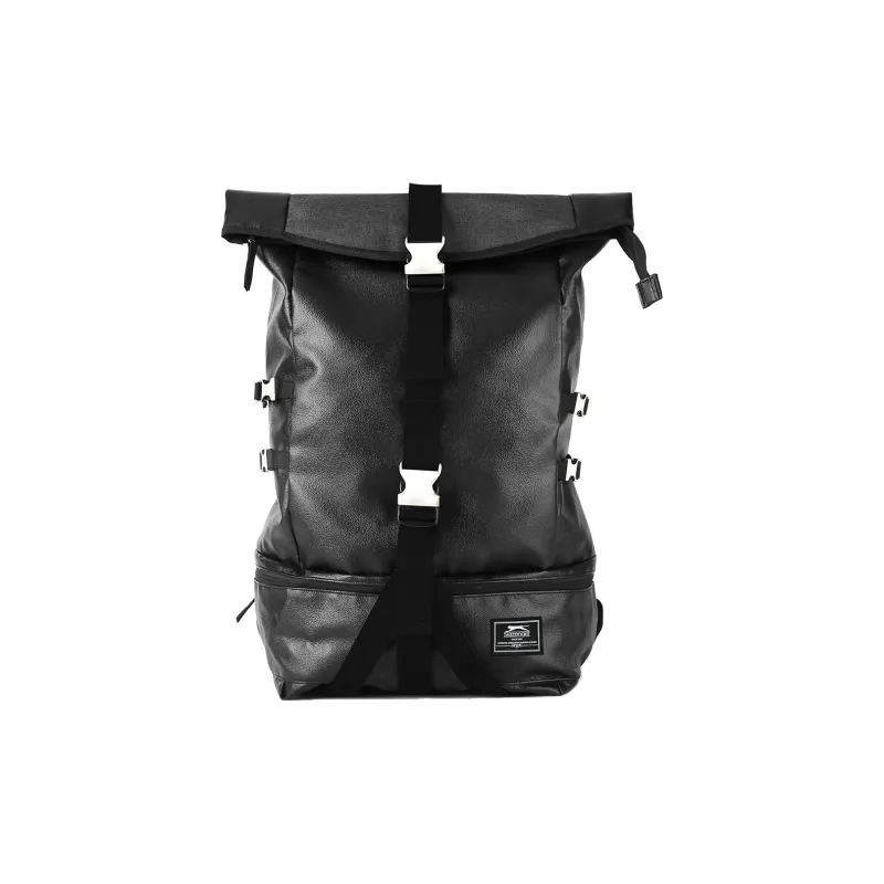 Slazenger Synthetic Leather Gym Bag Backpack Men's Royal Blue/Black/Coffee-5