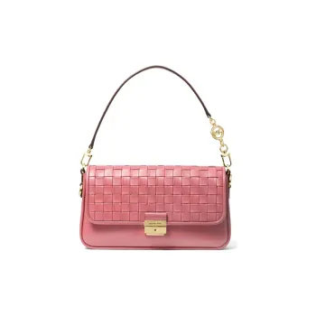 MICHAEL KORS Bradshaw Cow Leather Baguette Bag Shoulder Bag Women's Light Rose Red