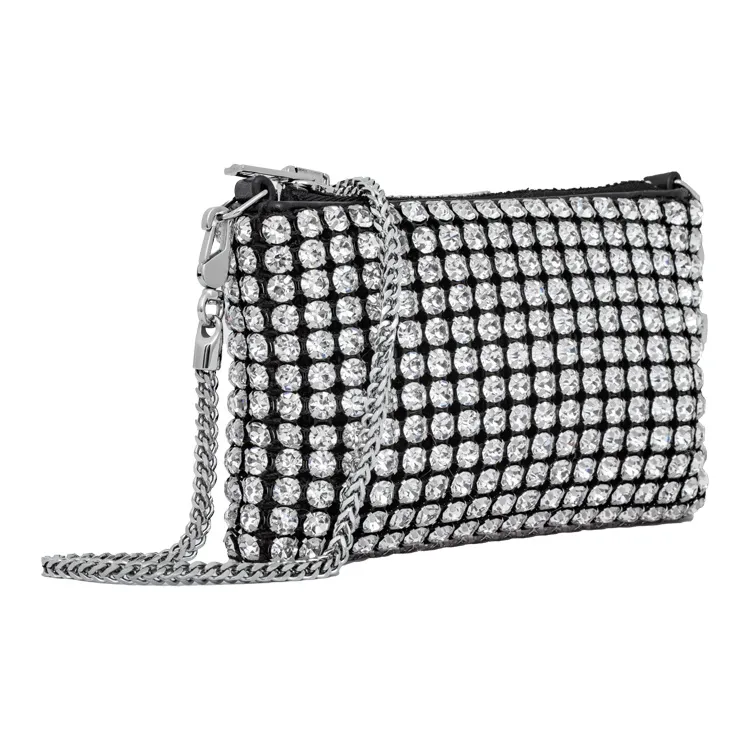Alexander Wang Heiress Rhinestone Nano Pouch Bag-2