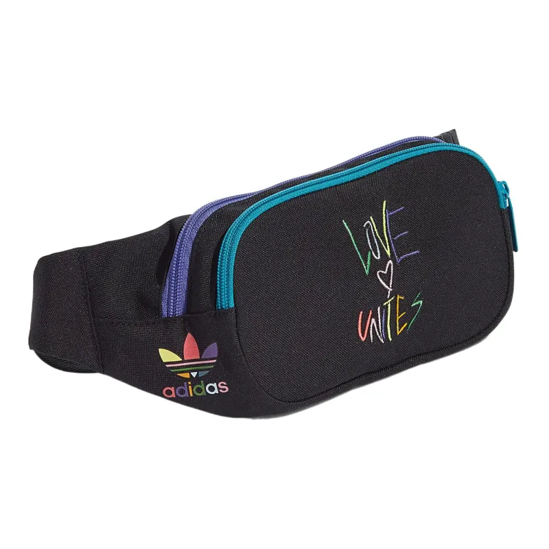 Adidas Originals Polyester Sling Bag Crossbody Bag Fanny Pack Regular Unisex Black-4