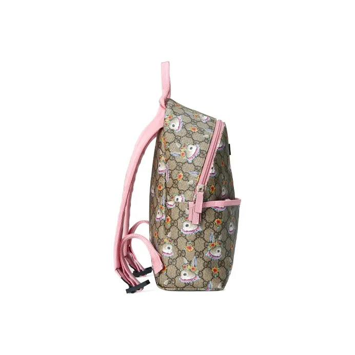 GUCCI Yuko Higuchi Yuko Higuchi Co-Branded Fabric Kids' Backpacks Kids' Ebony/Pink-2