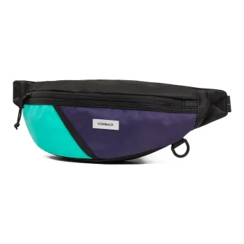 COMBACK Cotton Sling Bag, Fanny Pack Regular Unisex Black Blue Purple