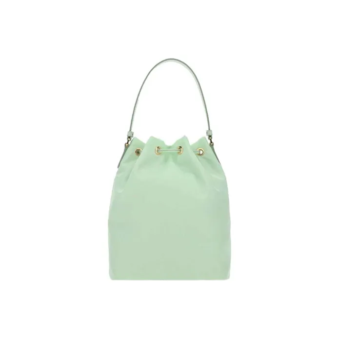 PRADA Re Nylon Recycled Nylon Bucket Bag Handbag Women's Aqua Green-2