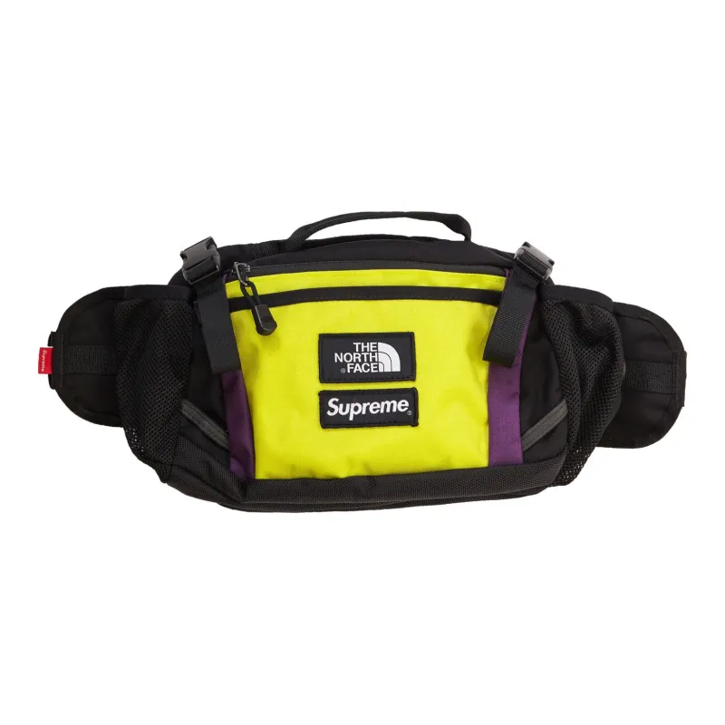 Supreme THE NORTH FACE Supreme FW18 Nylon Fanny Pack Regular Unisex Yellow-0