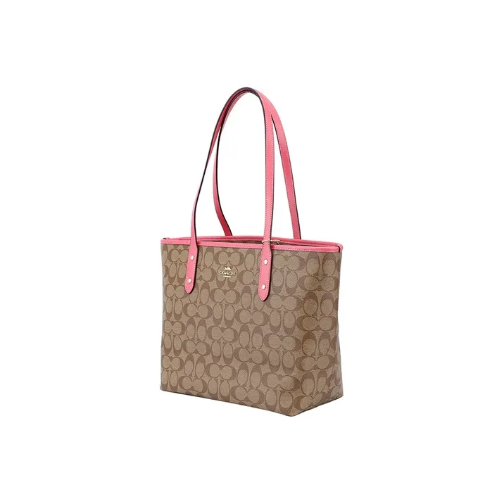 COACH City Zip Tote Shoulder Bags-1