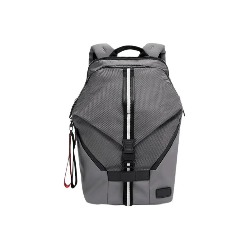 TUMI Tahoe Elastic Nylon Double-Shoulder Backpack Men's Gray-0